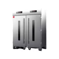 德玛仕 XDR1000-F1A (含安装)热风循环 商用立式高温双开门厨房餐厅食堂专用不锈钢消毒碗柜1000L电脑款