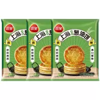 三全葱油饼冷冻速食葱香饼老上海风味葱油饼270g*3袋