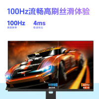 AOC23.8英寸显示器 24P10Q IPS全面屏 100Hz P3广色域 旋转升降 低蓝光不闪屏 单位/个