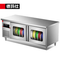 德玛仕(DEMASHI) XDZ580-D2 平台式菜板工具消毒柜 打荷台消毒柜 1800*760*800mm