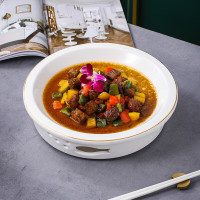 双立人 加热台菜盘 生活蜡烛加热炉