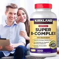 美国进口美国Kirkland柯克兰复合维生素B族成人500片/瓶