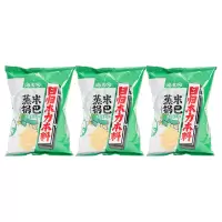 海玉园蒸米锅巴解馋休闲脆锅巴膨化食品办公室小零食黄瓜味72g*3袋