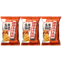 海玉园蒸米锅巴解馋休闲脆锅巴膨化食品办公室小零食泡菜味72g*3袋