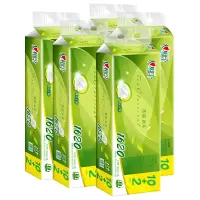 心相印(Mind Act Upon Mind)5BT2812茶语经典系列135克四层卷筒卫生纸12卷*5提共60卷/组