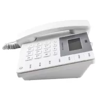 得力13567 电话机 (白)