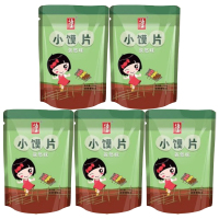 海玉面包烤馍片山西特产非油炸办公室零食饼干小馍丁孜然味108g*5袋