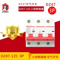 德力西电气 空气开关100a 小型过载保护断路器 DZ47-125 3P li(C) 100A
