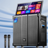 先科SA-259F 家庭ktv音响套装户外 K歌专用音响套装带显示屏 [飞速款]18吋低音+26吋屏