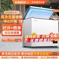 星星(XINGX)家用商用大容量风冷无霜一级能效节能冰柜单温冷藏冷冻转换柜超市便利店雪糕柜BD/BC-240WKE