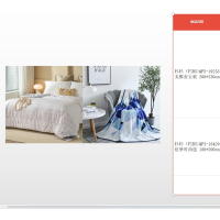 杉杉(FIRS)QFS-19233美雅蚕宝被200*230cm+杉杉QFS-18420炫梦时尚毯180*200cm