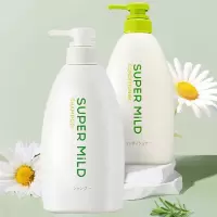 资生堂 惠润洗护套装柔净绿野芳香草本精华 洗发水600ml+护发素600ml