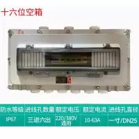 防爆开关三防空开盒漏电保护断路器防水防尘16P配电箱