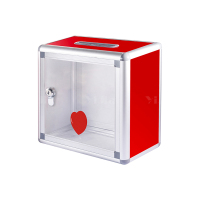 翌嘉 YJ4122361 意见箱投诉箱室外铝合金捐款箱 改图改字款 340*160*310