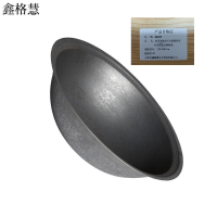 鑫格慧 加厚传统农村大铁锅商用特大号老式铸铁锅 三印 40*13cm 个