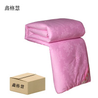 鑫格慧 全棉贡缎提花蚕丝被220x240cm4斤 件