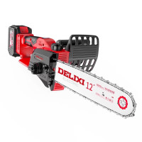 德力西(DELIXI) 12寸无刷快调款 无刷锂电电锯 便携式充电式电链锯电锯