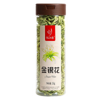 忆江南水果茶金银花茶色泽鲜润便于携带储存瓶装金银花25g