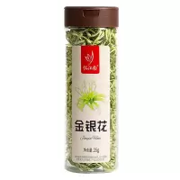 忆江南水果茶金银花茶色泽鲜润便于携带储存瓶装金银花25g
