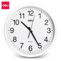 得力(deli) 圆形挂钟9006