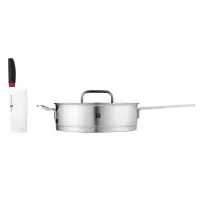双立人Zwilling Moment煎炒锅24cm+刀具(套装) T-CJJ683/66607-001-922