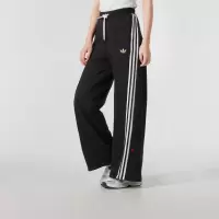 阿迪达斯(adidas)三叶草女裤冬季新款宽松阔腿休闲运动长裤