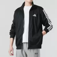 阿迪达斯 (adidas)男装外套春季新款运动服健身训练跑步锻炼休闲服针织夹克上衣