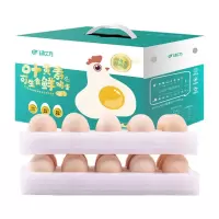 绿次方鸡蛋含叶黄素可生食鸡蛋2.2kg40枚装新鲜鸡蛋营养早餐礼盒
