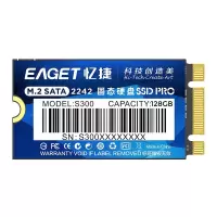 忆捷(EAGET) 固态硬盘 S300-128G 2242 NGFF 商用 22*42*3.5mm (单位:个)蓝色