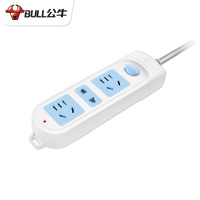 公牛(BULL)GN-606 新国标插座 插座插排 3位总控全长3米 1个