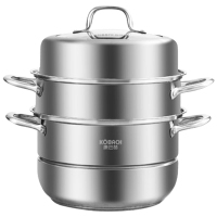康巴赫(KBH) KBH28TB1 不锈钢三层蒸锅 28cm(台)