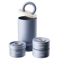 贝洛可小食光-便携饭盒套装保温饭盒三件套