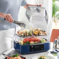 摩飞电器蒸炖锅速蒸锅电蒸锅12L大容量MR1158