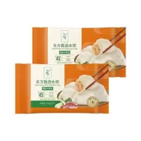 速冻水饺猪肉多种口味料多馅足皮薄16个/袋 猪肉大葱360g*2袋
