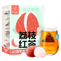 忆江南花草茶冻干荔枝红茶水果茶果粒冷泡茶袋泡茶荔枝红茶37.5g