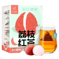 忆江南花草茶冻干荔枝红茶水果茶果粒冷泡茶袋泡茶荔枝红茶37.5g
