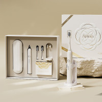 艾优山茶花系列智能声波震动深度清洁护龈软毛牙刷电动牙刷礼盒 T22