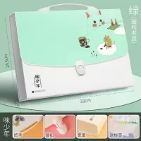 华杰手提风琴包绿色[咪少年]ST2213 10个装