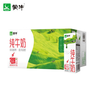 蒙牛(MENGNIU) 纯牛奶尊享装200ml*24盒