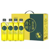 第一坊 冷榨花生油500mL*4瓶/箱