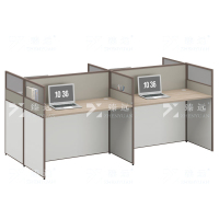 臻远 ZYGW-038职员桌办公桌屏风工作卡位 对坐四人位