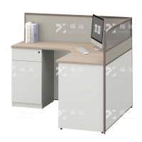 臻远 ZYGW-049屏风工作卡位职员桌办公桌 L型单人位