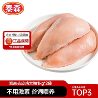 Tyson泰森鸡胸肉新鲜冷冻去皮鸡大胸肉鸡胸排生鲜健身代餐轻食4斤