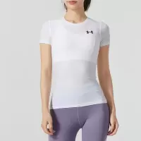 安德玛(UNDERARMOUR)女装 春季新款紧身衣健身训练瑜伽跑步透气快干运动短袖T恤
