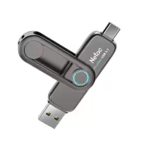 朗科(Netac)US7 256G 固态 多功能接口 U盘3.2 读速高达550MB/S
