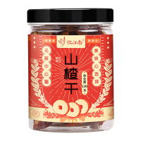 忆江南山楂干片无核泡水茶喝酸甜新鲜原味山楂矮塑罐120g