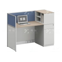 臻远 ZYGW-084职员桌办公桌屏风工作卡位 直排单人位