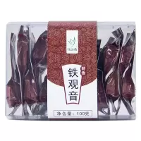 忆江南茶叶乌龙茶清香扑鼻鲜醇高爽茶叶塑盒铁观音100g