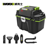 威克士 WORX WU036.9(不含电池) 20V无刷吸尘器 件 黑绿