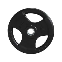 践程 商用杠铃片包胶 5KG